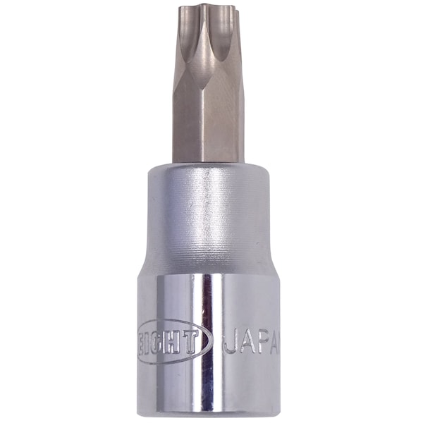 Eight Tool TAMPER-PROOF TORX SOCKET BIT, T45 X 48MM OAL 3/8INCHDR - 83XSB-45H