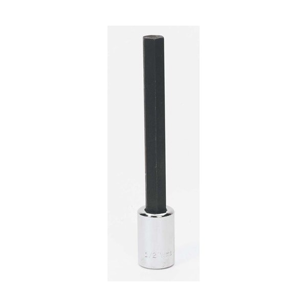 Williams Socket Bit, 1/2 Inch Dr, 3/8 Inch Size, Hex, 1 1/2 Inch L - JHWSA-12LA