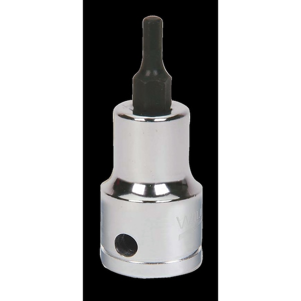 Williams 3/8" Dr, 3/16" Size, SAE Hex Bit Socket, 6 Pts, Overall Length: 1-27/32" - 35103-TH