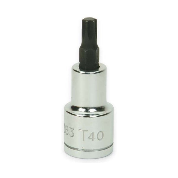 Williams Socket Bit, 1/2 Inch Dr, T40 Size, Torx, 29/32 Inch OD - JHW35283