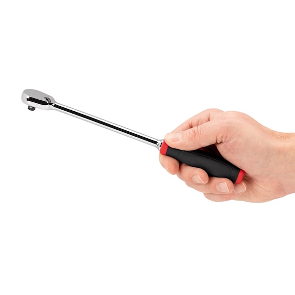 Tekton 1/4 Inch Drive x 9 Inch Comfort Grip Long Ratchet - SRH02009