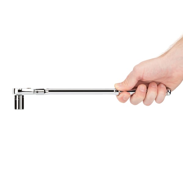 Tekton 3/8 Inch Drive x 12 Inch Flex Head Long Ratchet - SRH21112