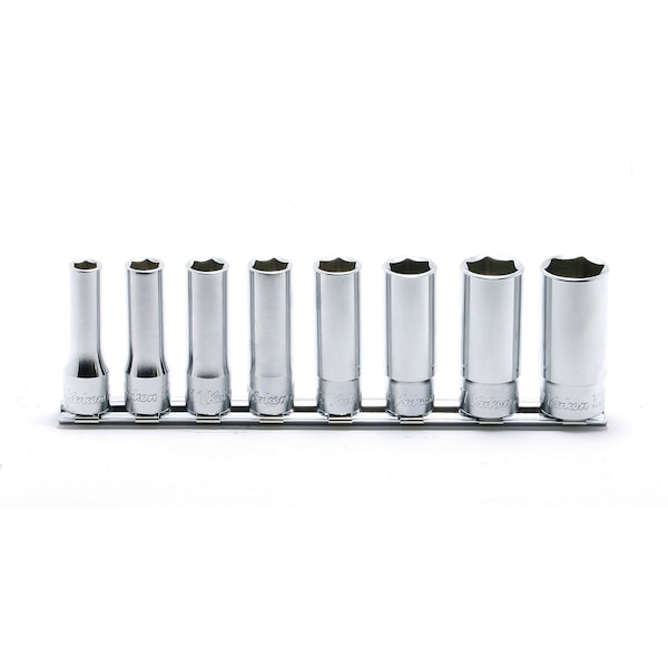 Ko-Ken Socket set 8mm-19mm 6 Point 200mm 8 pieces 3/8 Sq. Drive - RS3300M/8
