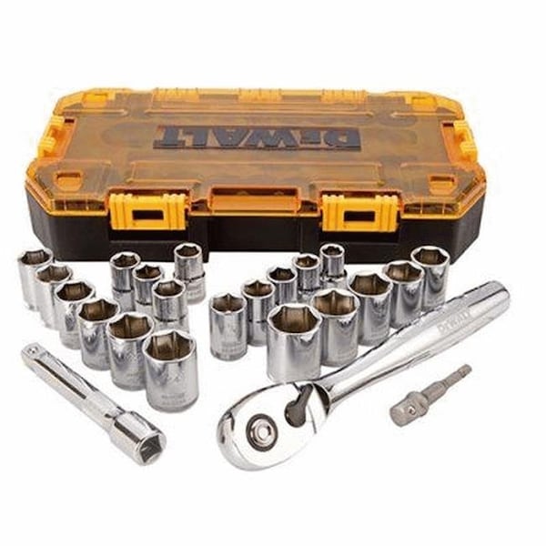 Dewalt Dewalt 7515141 DWMT73813 0.5 in. Drive Tough Box Socket Set - 7515141
