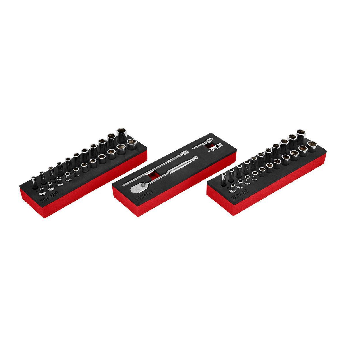 Juego de 48 piezas de puntas modulares para servicio general con unidades SAE y métricas de 1/4 de pulgada - 70311