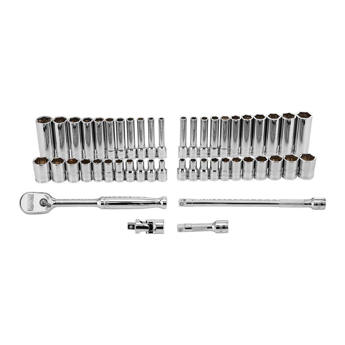 Juego de 48 piezas de puntas modulares para servicio general con unidades SAE y métricas de 1/4 de pulgada - 70311