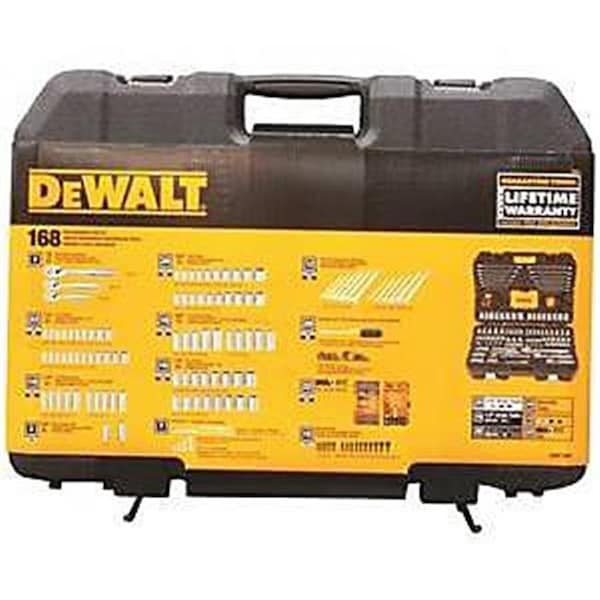 Stanley Stanley Tools 7515026 DWMT73803 0.25-0.37 -0.5 Drive Socket Set; 168 Piece - 7515026