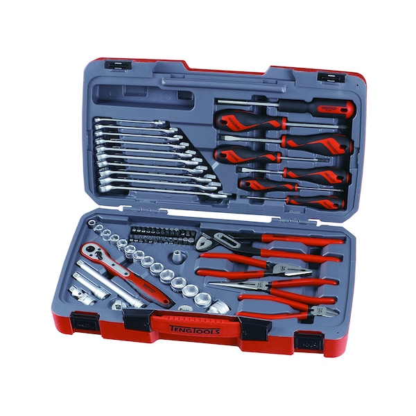 Teng Tools T3867 - 67 Piece 3/8" Drive Metric Tool Set - T3867