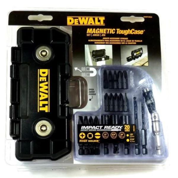 Dewalt Dewalt 115-DWMTCIR20 Impact Ready Magnet Tough Case Set - 20 Piece - 115-DWMTCIR20