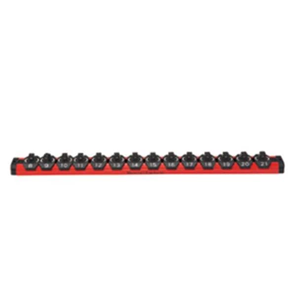 Mechanics Time Savers Mechanics Time Savers MTS-LAS38MR 0.37 in. Lock-a-Socket Metric Drive - Red - MTS-LAS38MR