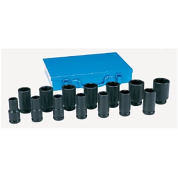 Grey Pneumatic Grey Pneumatic 8038D 0.75 in. Drive 14 Piece Deep Set - GRY-8038D