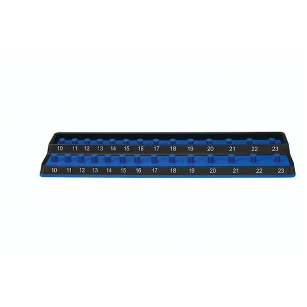 Mechanics Time Savers Mechanics Time Savers MTS-PSH50S-BLU 0.5 in. SAE PEG Socket Holder; Blue - MTS-PSH50S-BLU