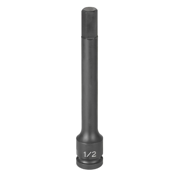 Grey Pneumatic SKT 1/2" DRIVE X 1/4" HEX DRIVER 6" LENG - GP29086F