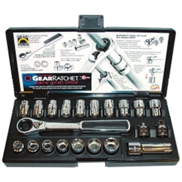 Kd Tools 21 PIece GearRatchet Combination SAE and Metric Socket Set - KDT8921