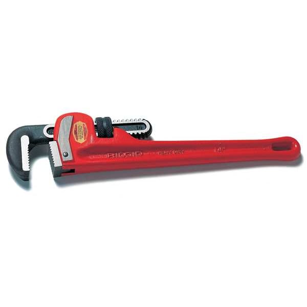 Ridgid 8 in L 1 in Cap. Cast Iron Straight Pipe Wrench - 8