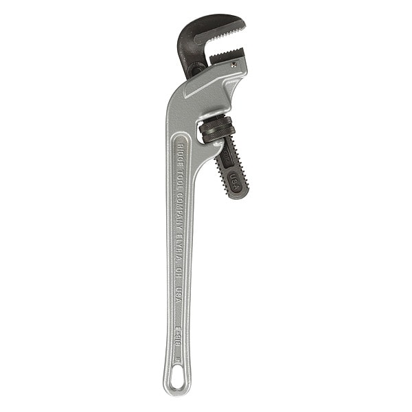 Ridgid 18 in L 2 1/2 in Cap. Aluminum End Pipe Wrench - E-918