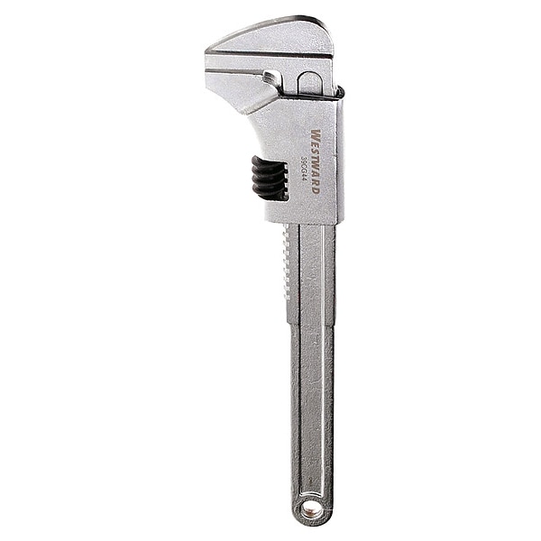 Westward 14 3/4 in L 3 1/10 in Cap. Alloy Steel Monkey Wrench - 39CG44