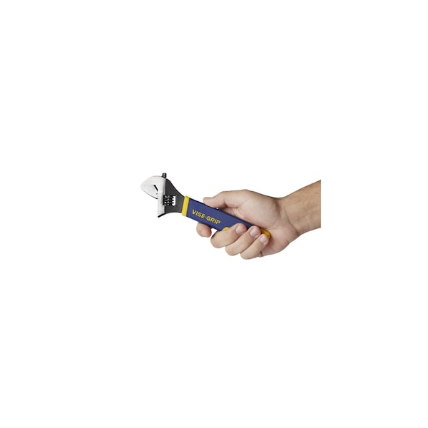 Irwin Vise-Grip Adjustable Wrench Set, 6 in, 8 in, 10 in, 12 in, Chrome, 4-Piece - 2078706