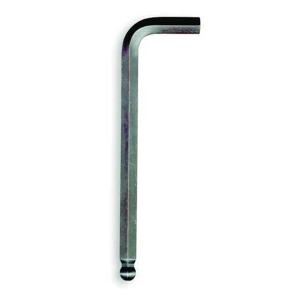 Eklind Metric Plain Ball Hex Key, 10 mm Tip Size, 6 37/64 in Long, 1 35/64 in Short, 5 PK - 18620