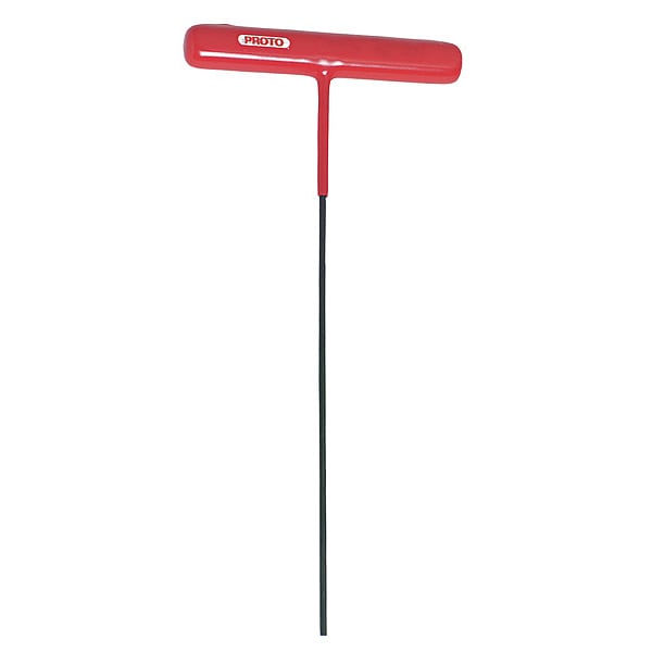 Proto SAE Plain Hex Key, 3/16" Tip Size, 6 in Long, 3 in Short - J46412
