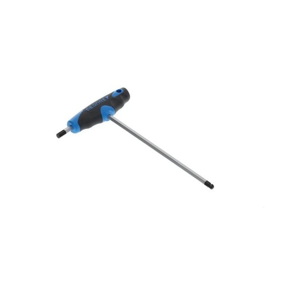 Gedore Metric Plain Ball Hex Key, 5 mm Tip Size, 6 31/32 in Long, 3 47/64 in Short - DT 2142 5