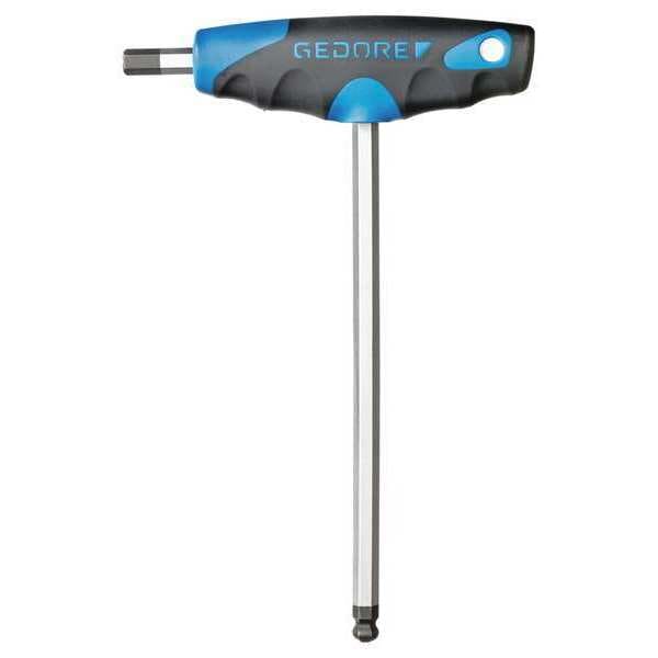 Gedore Metric Plain Ball Hex Key, 5 mm Tip Size, 6 31/32 in Long, 3 47/64 in Short - DT 2142 5