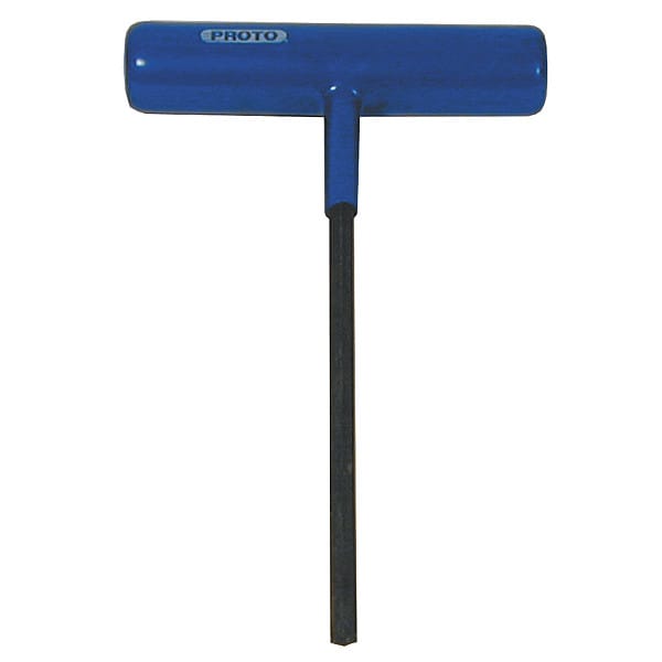 Proto Metric Plain Hex Key, 3 mm Tip Size, 6 in Long, 3 in Short - J46512