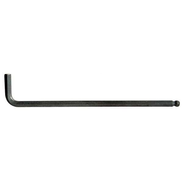 Eklind Metric Plain Ball Hex Key, 5 mm Tip Size, 6 3/16 in Long, 1 1/16 in Short - 19710