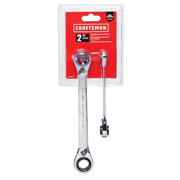 Craftsman Wrenches, 2-pc Metric Ratcheting Box Wre - CMMT12074