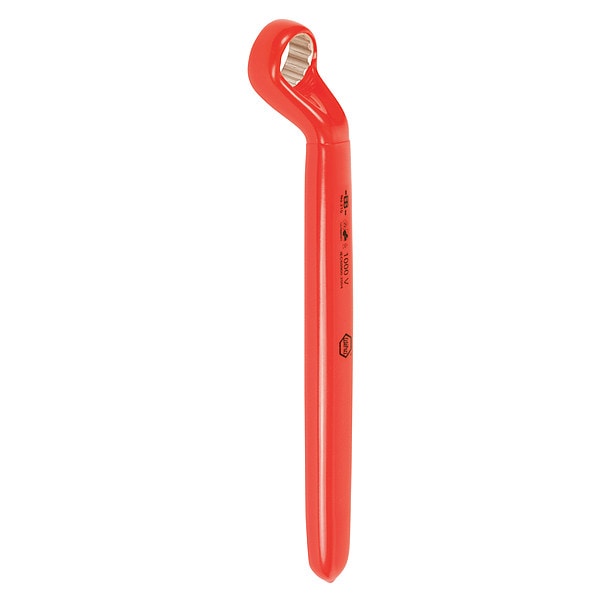 Wiha Box End Wrench, SAE, 7/16" Head Sz, 12 pt. - 21046