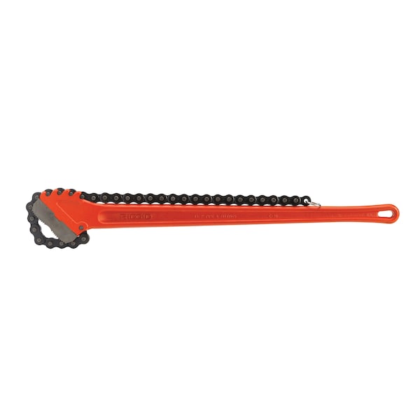 Ridgid Chain Wrench, 7 1/2 in Outside Dia, 29 in Chain L, 36 in Handle L, Alloy Steel - C-36