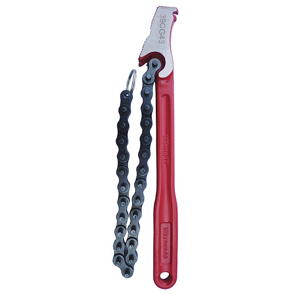 Westward Chain Wrench, Overall L 12 in. - 39CG43