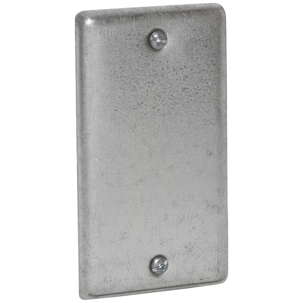 Southwire Electrical Box Cover, Rectangular, Zinc Plated Steel - G19290-UPC