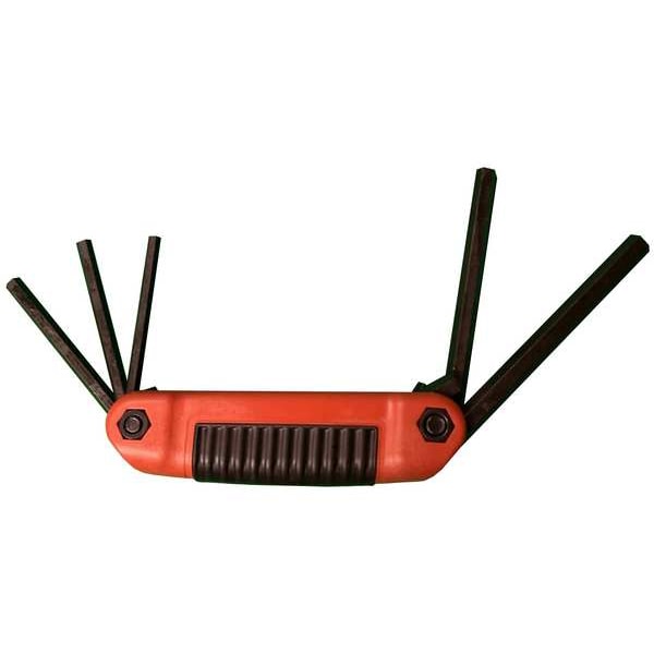 Eklind 5 Piece SAE Fold-Up Hex Key Set, 25510 - 25510