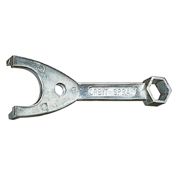 Orbit Orbit Underground 53027 Aluminum Head Wrench; 6.25 x 2.38 x 1 in. - 198055