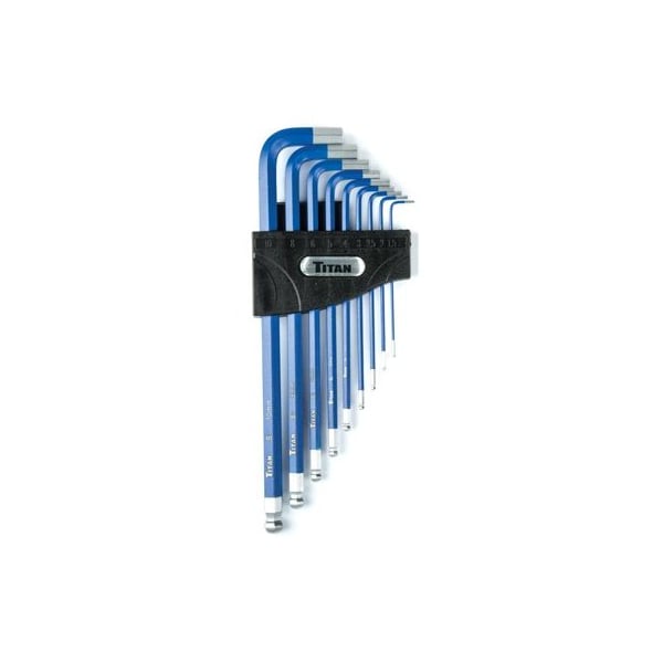 Titan HEX KEY METRIC 9PC SET NON SLIP - TL12714