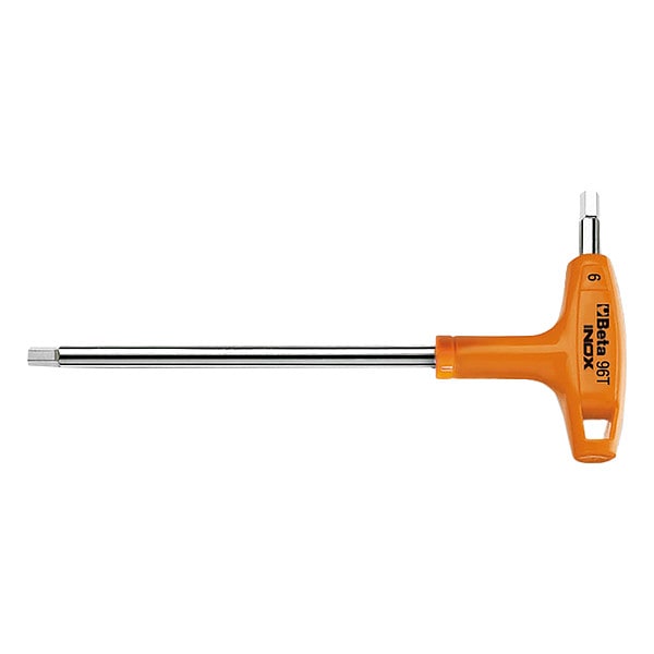 Beta Metric Plain Hex Key, 4 mm Tip Size, 7 in Long, 2 3/4 in Short - 000961938