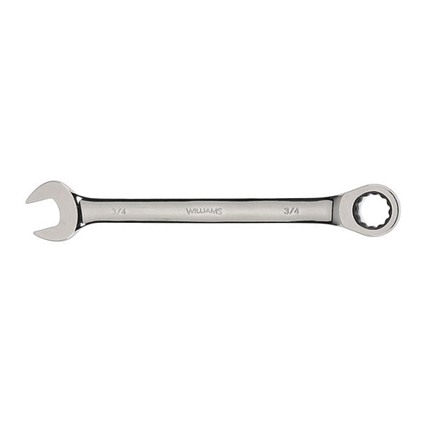 Williams Williams Combo Ratchet Wrench, 9/16", Hi-Polish - 1218NRC