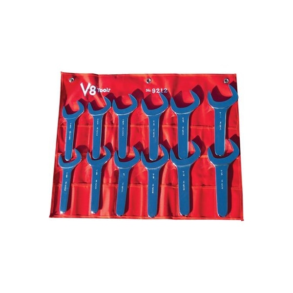 V-8 Tools JUMBO SVC WR 12pc SET IN CANVAS POUCH - V8T9212