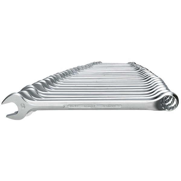 Gedore Combination Wrench Set, 26 pcs., 6-32mm, SAE or Metric: Metric - 1 B-026