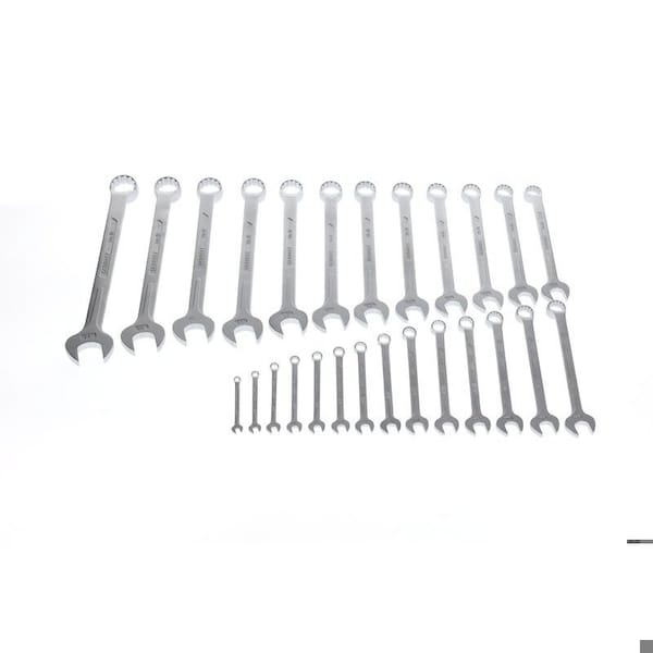 Gedore Combination Wrench Set, 26 pcs., 6-32mm, SAE or Metric: Metric - 1 B-026