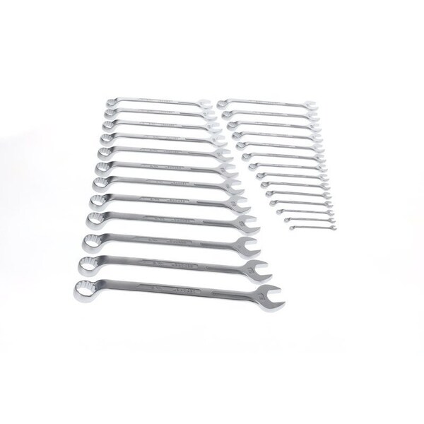 Gedore Combination Wrench Set, 26 pcs., 6-32mm, SAE or Metric: Metric - 1 B-026