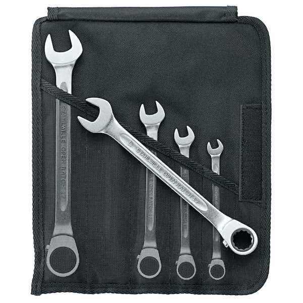 Stahlwille Tools Set combination ratcheting Wrench OPEN-RATCH No.17/5 5-pcs. - 96411705