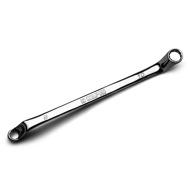 Capri Tools 8 mm x 10 mm 75-Degree Deep Offset Double Box End Wrench - CP11950-0810
