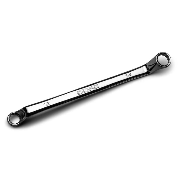 Capri Tools 12 mm x 14 mm 75-Degree Deep Offset Double Box End Wrench - CP11950-1214