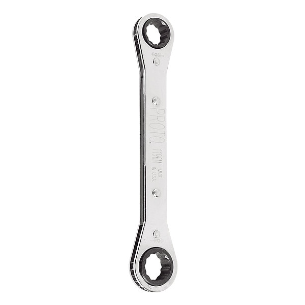 Proto Ratcheting Box Wrench, Head Size 20x18mm - J1196M