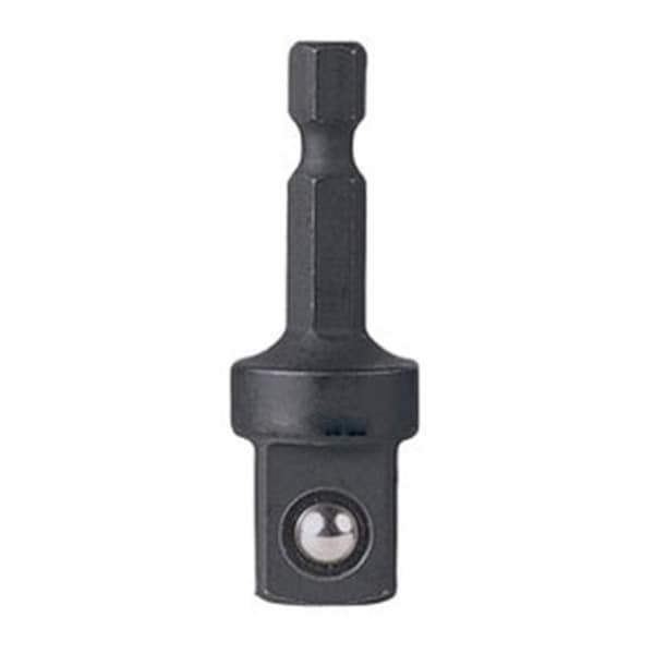 Grey Pneumatic Grey Pneumatic 1412HA 0.25 in. Hex X 0.5 in. Square Adapter With Ball Retainer - GRY-1412HA
