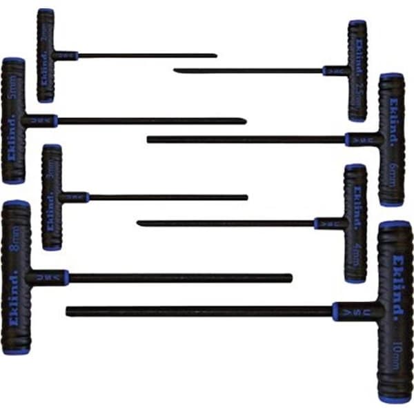 Eklind Eklind Tool 269-64908 8 Key Metric Hex Power Tkey Set In Pouch 9 in. Arm - 269-64908
