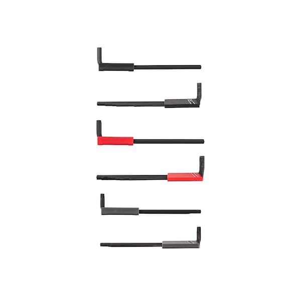 Tekton Flat End Hex and Star L-Key Set with Holder, 41-Piece 0.050-3/8 in., 1.3-10 mm, T6-T50 - KEY91003