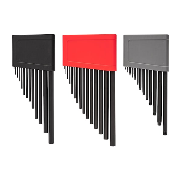 Tekton Flat End Hex and Star L-Key Set with Holder, 41-Piece 0.050-3/8 in., 1.3-10 mm, T6-T50 - KEY91003